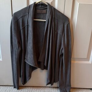 Blank NYC Gray Draped Jacket